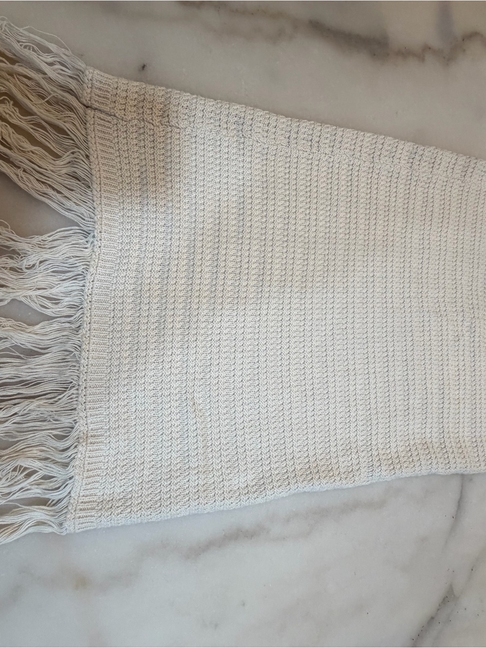 Freshman Cream Knit Sweater Tee
